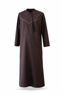 Ikaf Diamond Emirati Embroidered Men's Thobe